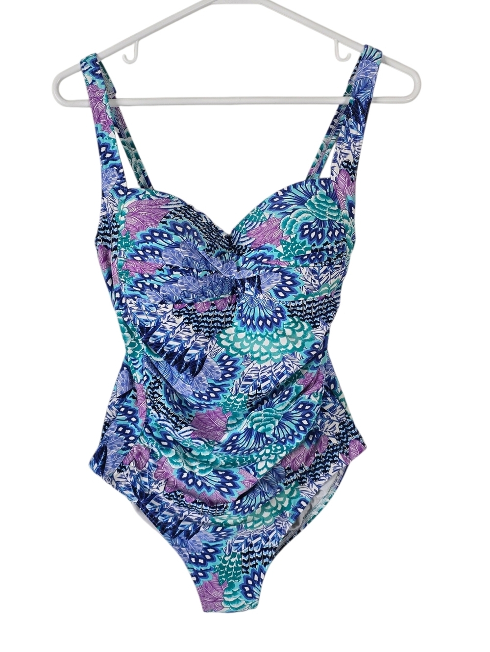 Bond-eye Australia Sorrento Twist Front Multicolor One Piece Swimsuit 6 D/DD